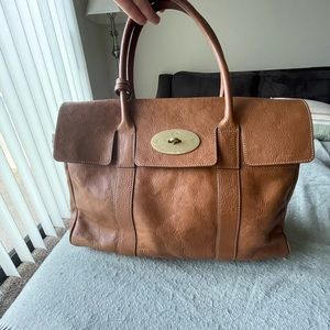 Mulberry Bayswater in Oak Natural Grain Leather